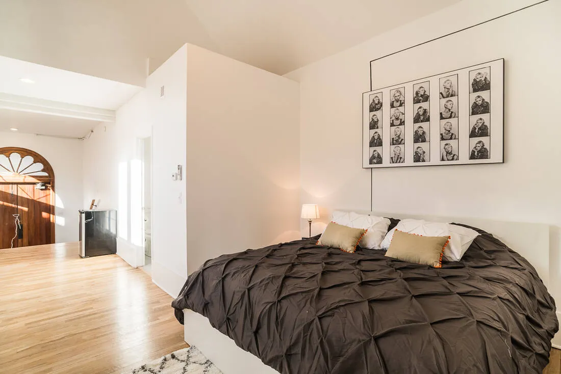One of the bedrooms