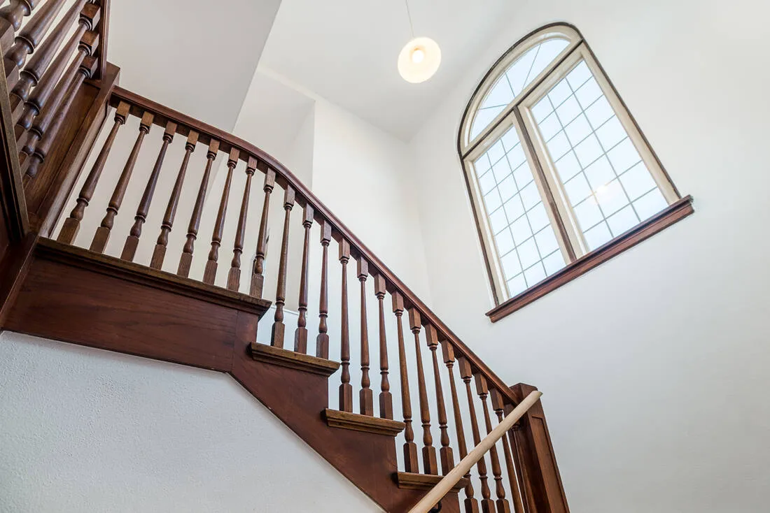 The walnut staircase